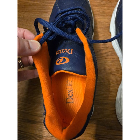 DEXTER- Ricky IV Kids Bowling Shoes Blue Orange Size 6.5M - Picture 7 of 8